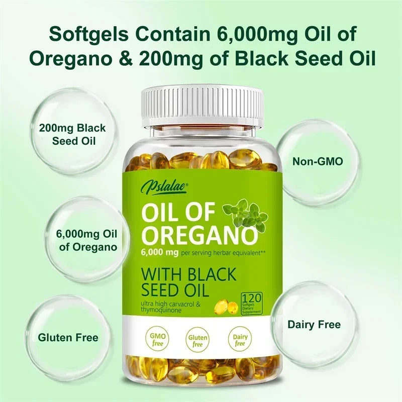 Oregano Oil - Immune and Antioxidant Support Supplement
