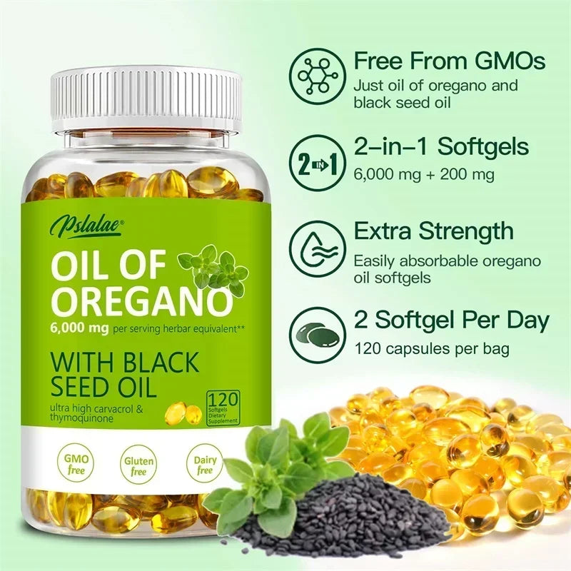 Oregano Oil - Immune and Antioxidant Support Supplement